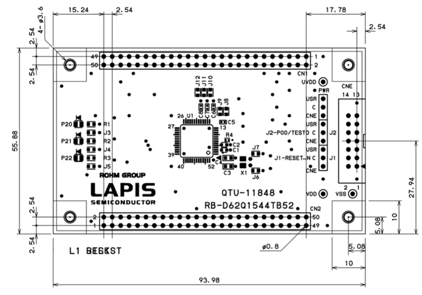 Circuit de localisation - ROHM Semiconductor Carte de référence RB-D62Q1544TB52